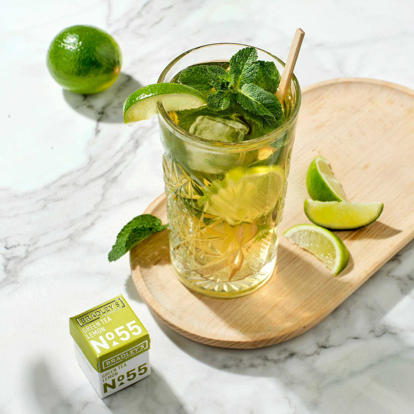 radley’s Green Tea Mojito: de frisse alcoholvrije mocktail voor elk seizoen - Grüner Tee mojito
